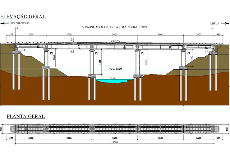 Obras-de-Arte Especiais do Lote de Construção 2F da FIOL - Ferrovia de Integração Oeste-Leste