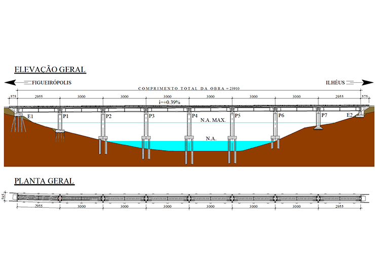 Obras-de-Arte Especiais do Lote de Construção 2F da FIOL - Ferrovia de Integração Oeste-Leste